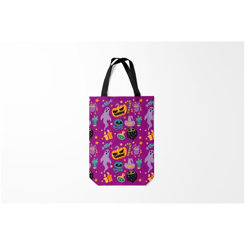 фото Сумка-шоппер / 31х42 см / праздники / хэллоуин happy halloween burnettie