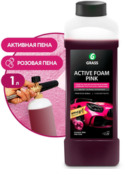 Автошампунь для мойки автомобиля Grass "Active Foam Pink" (канистра 1 л)