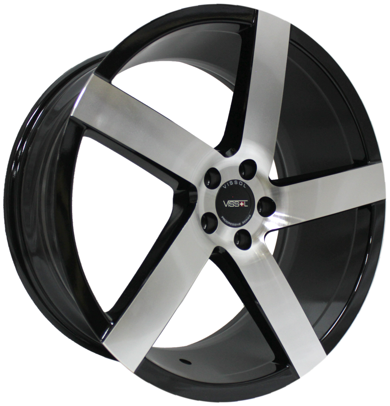 VISSOL 9192276 VISSOL V-080L 8.5x19/5x100 ET45 D57.1 BLACK-WITH-MACHINED-FACE