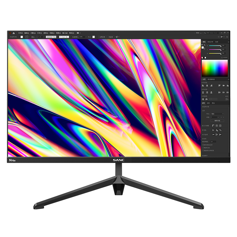 Sanc N70U 27" 60Гц+4k Ultra HD IPS монитор IPS10 бит 125% sRGB Широкий угол обзора Микро рамка Настенное крепление