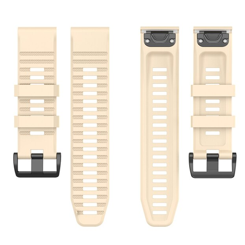 ремешок тактический tactix 26 мм для garmin fenix 7x 6x 5x 3 enduro 2 tactix нейлоновый быстросъемный на застежке камуфляж пустыня Ремешок для часов QuickStrap 26мм Garmin Fenix, бежевый
