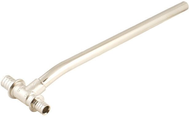 Трубка для подключения радиатора, Т-образная 16/250/16 для труб из сш. полиэтилена аксиальный STOUT - фотография № 5