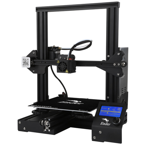 3D-принтер Creality Ender 3 черный 3d принтер creality ender 3 s1 plus набор для сборки размер печати 300x300x300 мм