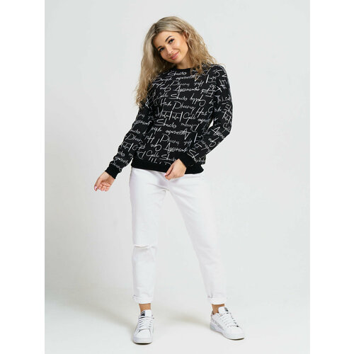 фото Толстовка nsd-style, размер 44, черный