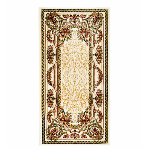 Ковёр , 0.6x1 м, цвет кремовый