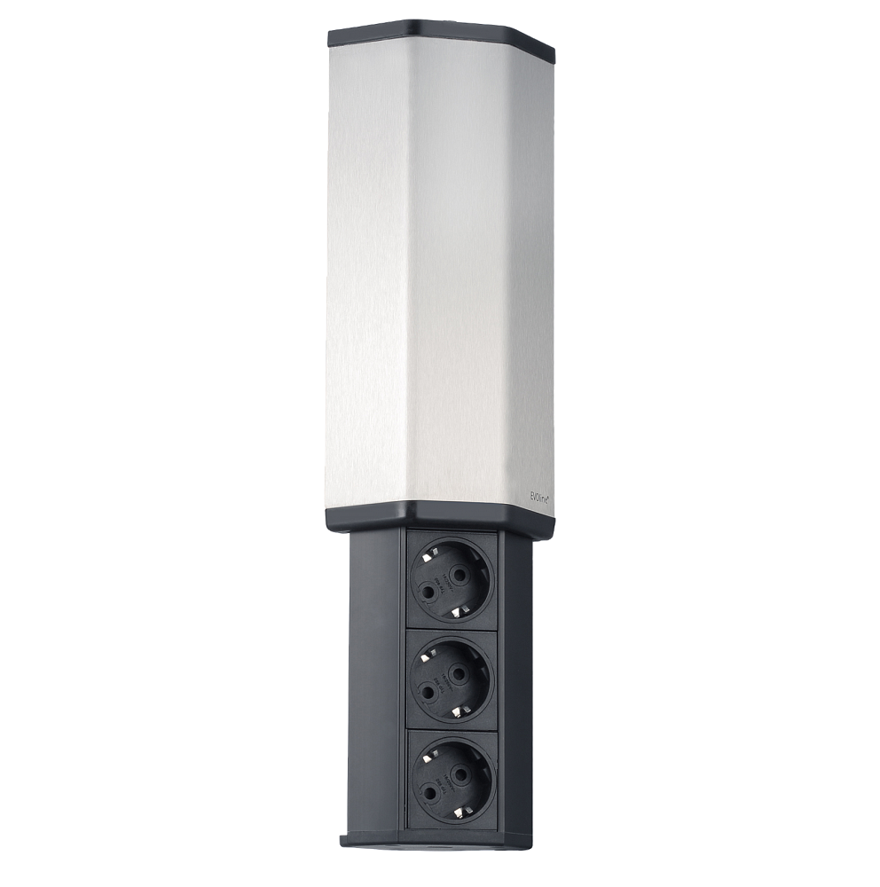 фото Угловая выдвижная розетка EVOline V-Port 934.50.001