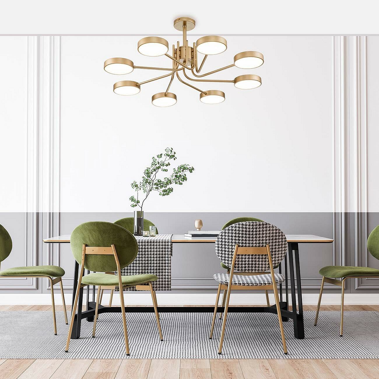 Люстра на штанге Escada Skylar 10258/8LED — фото 1