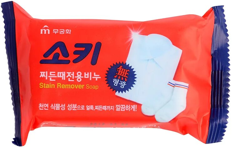 Mukunghwa Мыло хозяйственное Laundry Stains, Remover Soap, 150 гр