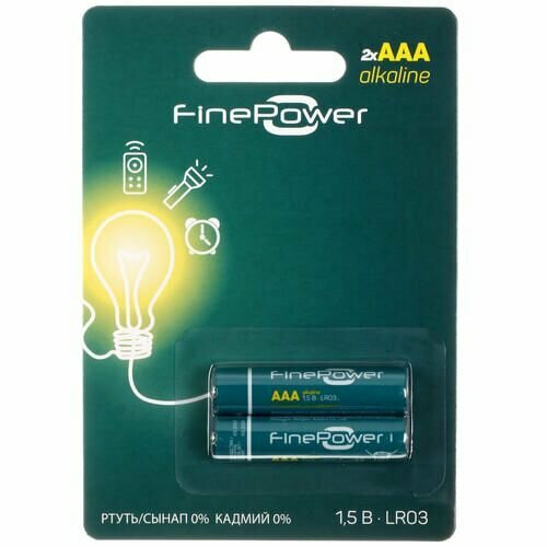 Батарейка щелочная FinePower AAA