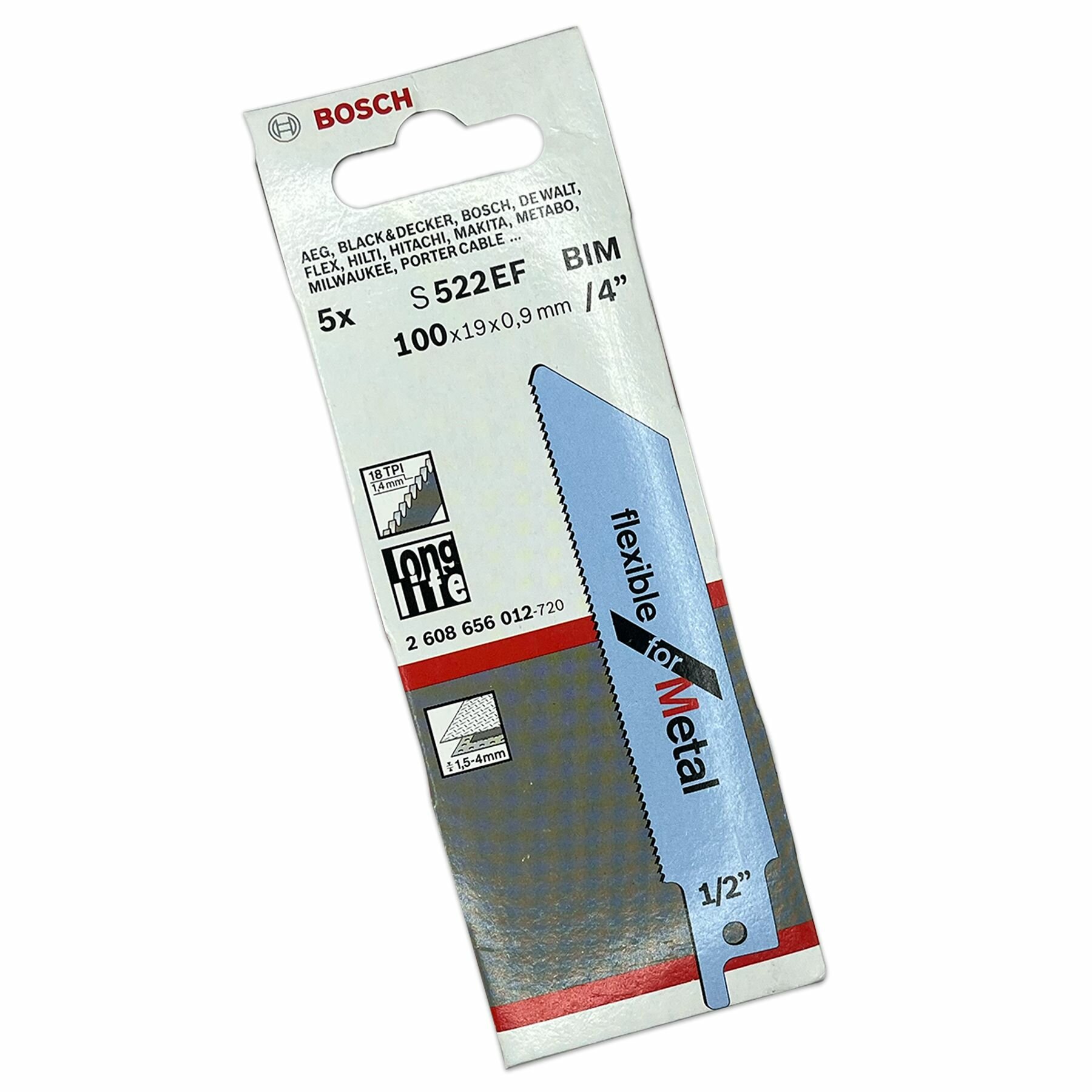 фото Полотно для сабельной пилы ЗУБР эксперт S522EF 80/1,4 мм 155709-08