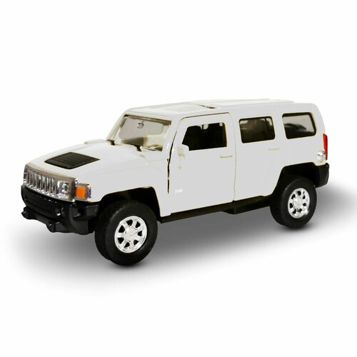 Машинка WELLY HUMMER H3 Белый / модель машины 1:38 с пружинным механизмом