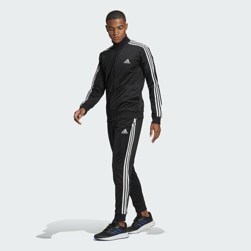 Костюм adidas Primegreen Essentials 3-Stripes, размер 42, черный