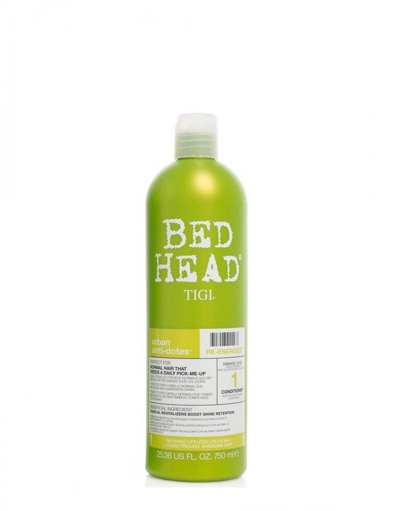 Кондиционер TIGI Urban Anti+Dotes Re-Energise, для нормальных волос, 750 мл