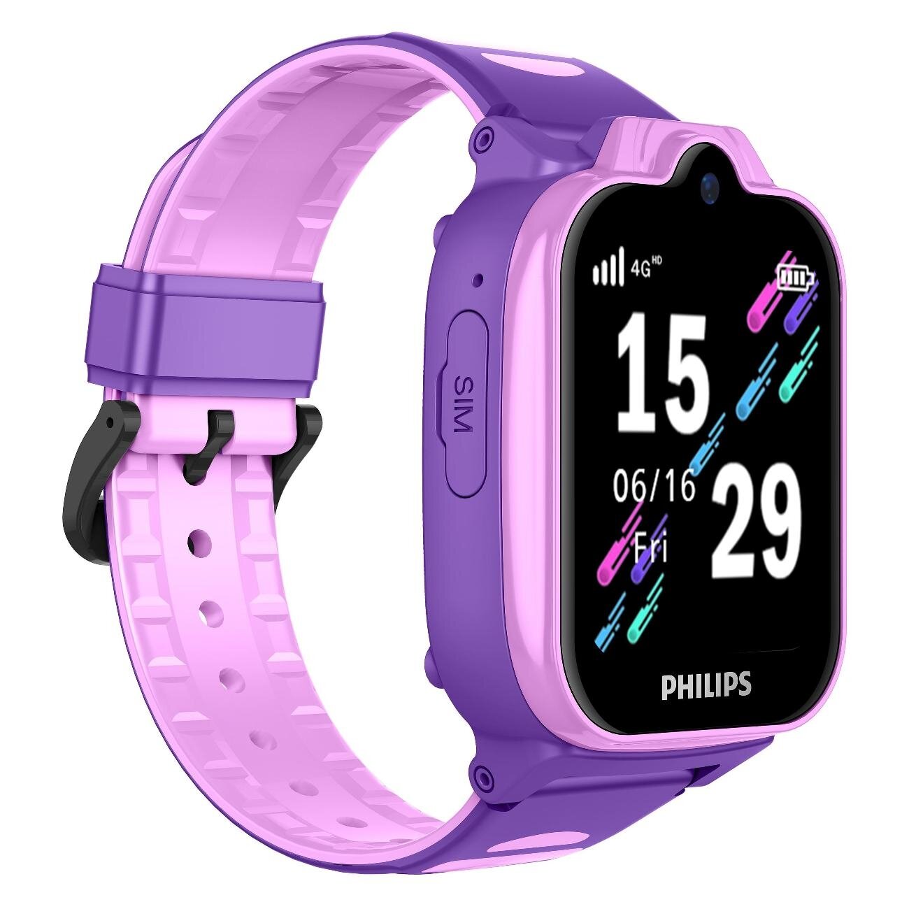 Часы с GPS трекером Philips W6610 Pink