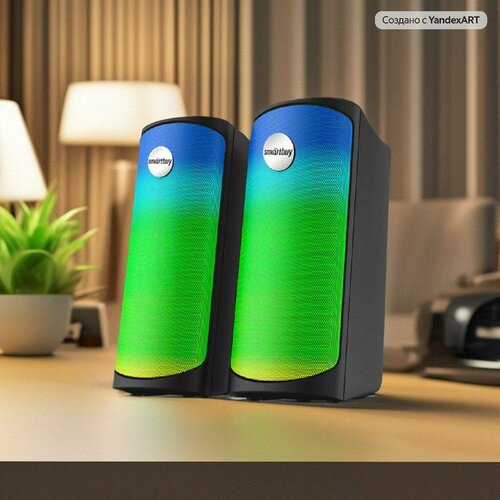 Колонки для компьютера 6Вт с Bluetooth и подсветкой 239000₽