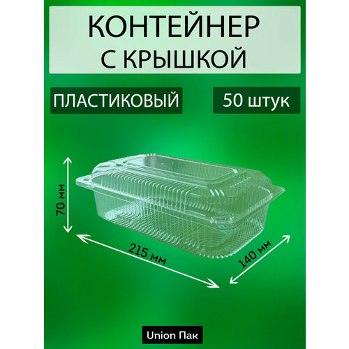 Контейнер с откидной крышкой К-21 ракушка 50 штук
