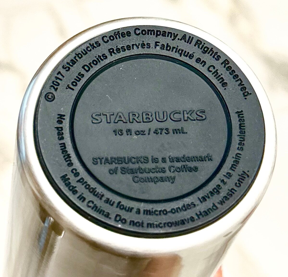 Кружка-термос старбакс/STARBUCKS _473мл "ХИТ сезона" из коллекции "Stainless style" — фото 1