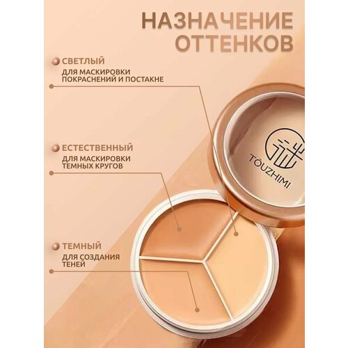 Набор бесцветная минеральная пудра и консилер для лица 361₽