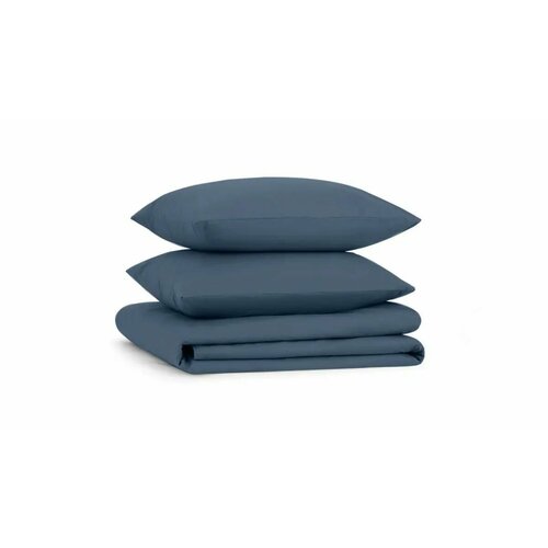Постельное белье Askona Аскона Comfort Cotton евро Синий 5590₽