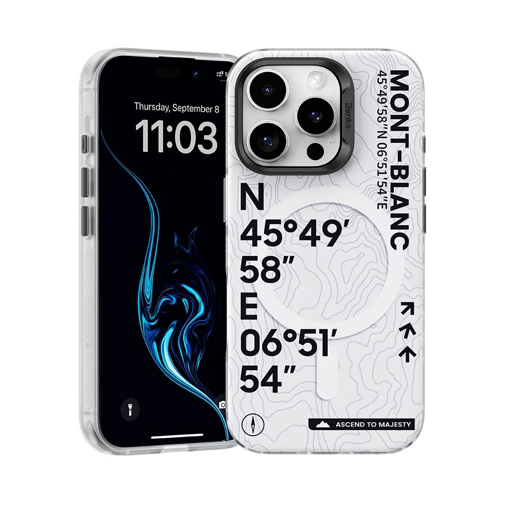 Чехол силиконовый Benks Mt. Blanc Phone Case (MagSafe) для iPhone 16 Pro Max 6.9"