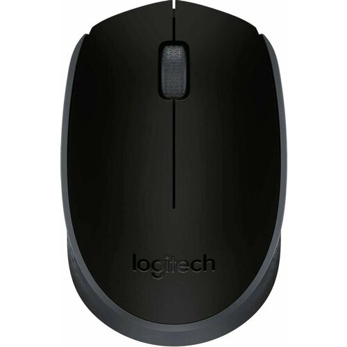 Мышь беспроводная Logitech M171 оптическая эргономичная 3 клавиши для правой руки 1170₽