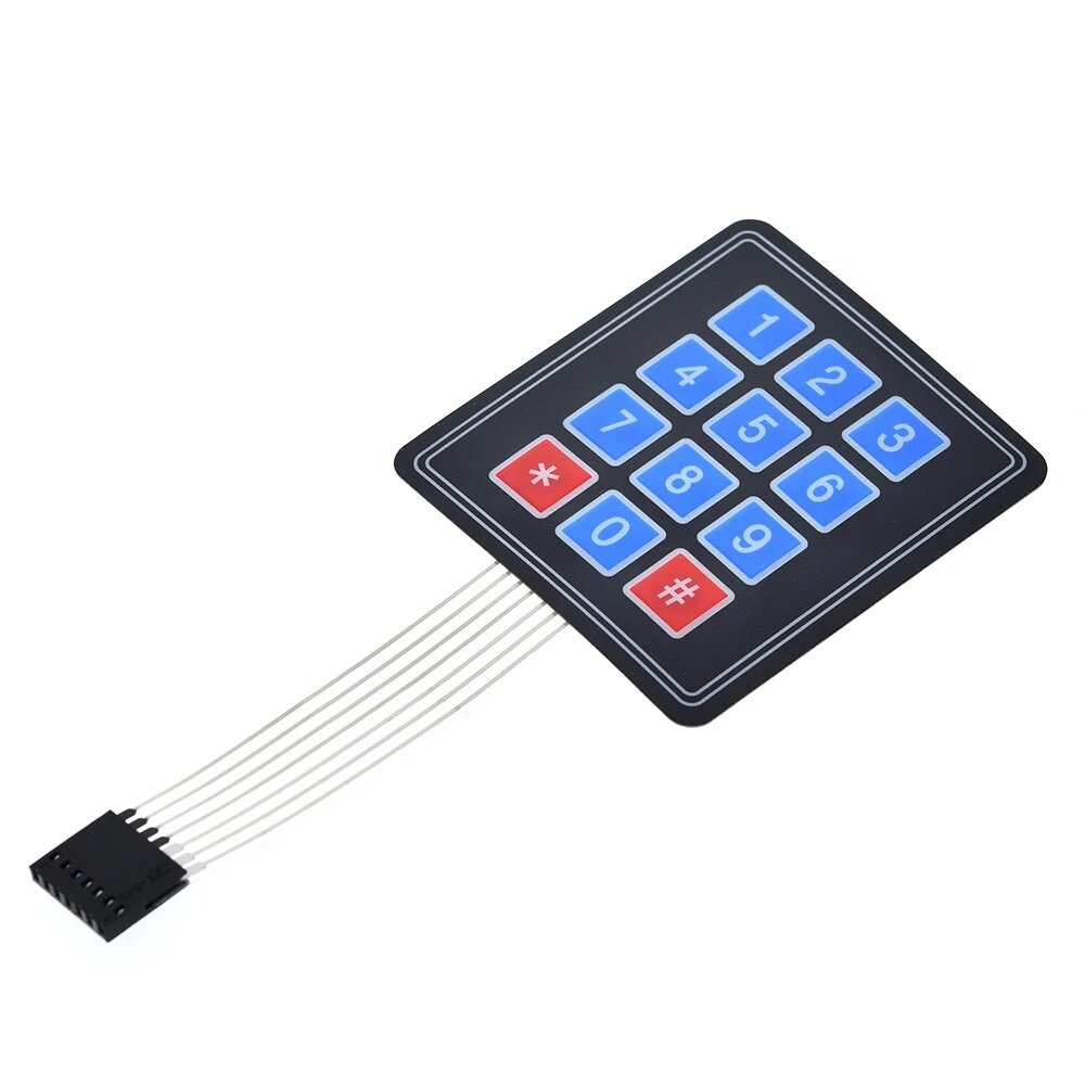 GREATZT Membrane Switch Keypad 3x4 Matrix keyboard