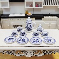 Миниатюрная фарфоровая чайная чашка, 15pcs style3