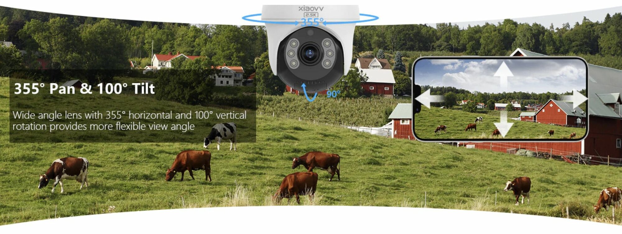 Коробка камеры Xiaovv P9 Pro с гарантийным талоном 36 месяцев