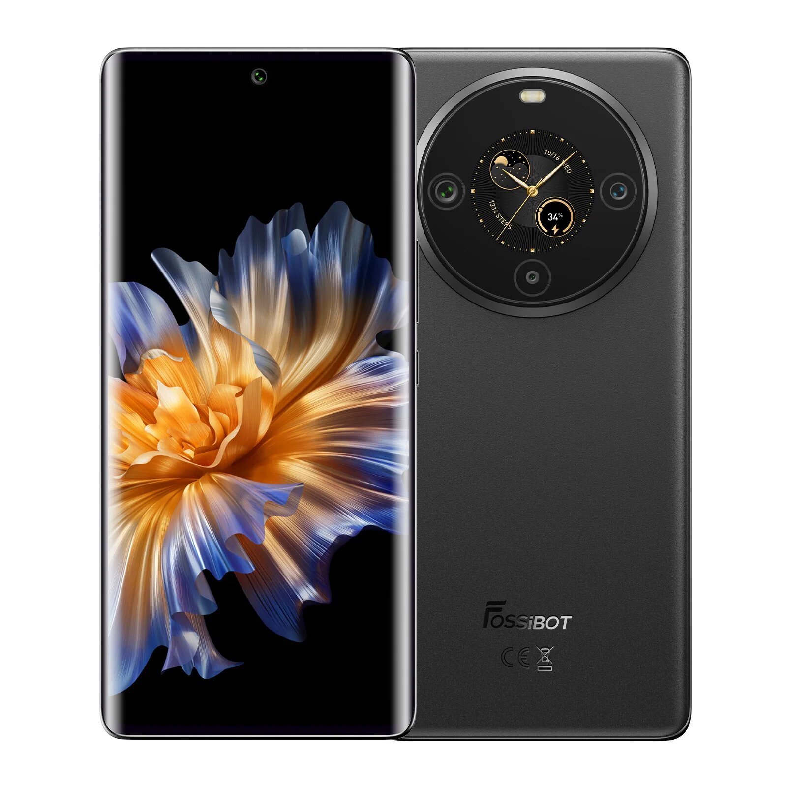 Fossibot Смартфон S3 Pro 20 ГБ (6+14) 128 ГБ, 5000 мАч, 18 Вт, 6,67' изогнутый дисплей AMOLED NFC