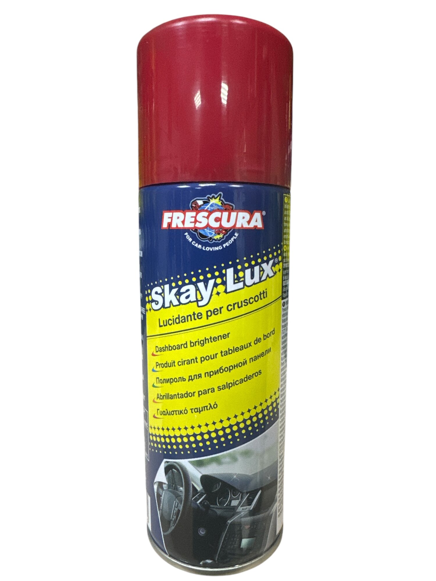 Полироль для приборной панели антистатик FRESCURA SkayLux 200мл, аромат вишня