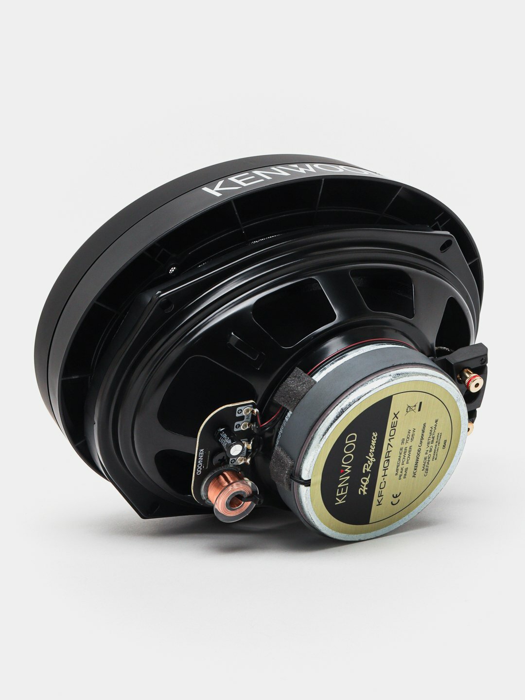 Акустика Kenwood KFC-HQR710EX, овальная, 18 x 25 см, 2 полосы, встроенный усилитель, 700Вт — фото 1