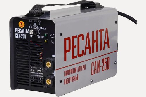 Изображение товара Сварочный аппарат Ресанта САИ-250, инвертор, MMA, мощность 8.7 кВ·А