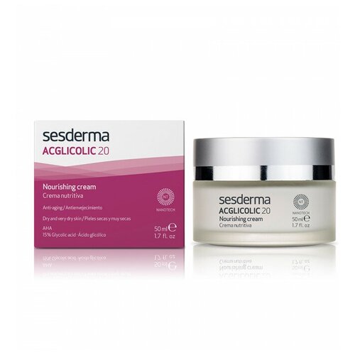 Sesderma Acglicolic 20 Nourishing Cream / Крем питательный с гликолевой кислотой, 50 мл