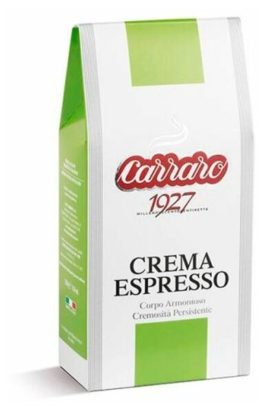 Кофе молотый Carraro Crema Espresso 250 гр картон - фотография № 2