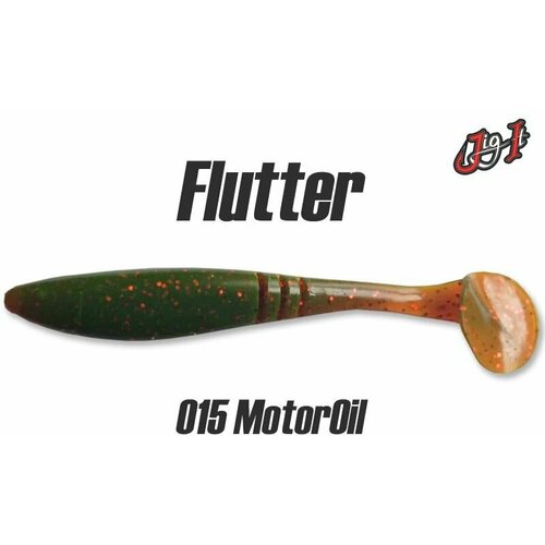 Приманка Силиконовая Jig It Flutter 44 110 мм 015 MOTER OIL UV Squid 414₽