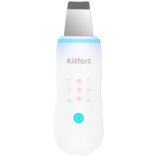 Аппарат для ультразвуковой чистки лица Kitfort КТ-3120-2 бело-бирюзовый