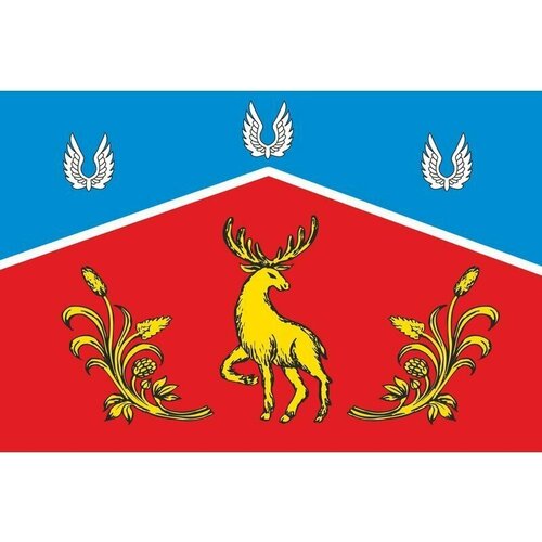 Флаг Громовского сельского поселения. Размер 135x90 см.