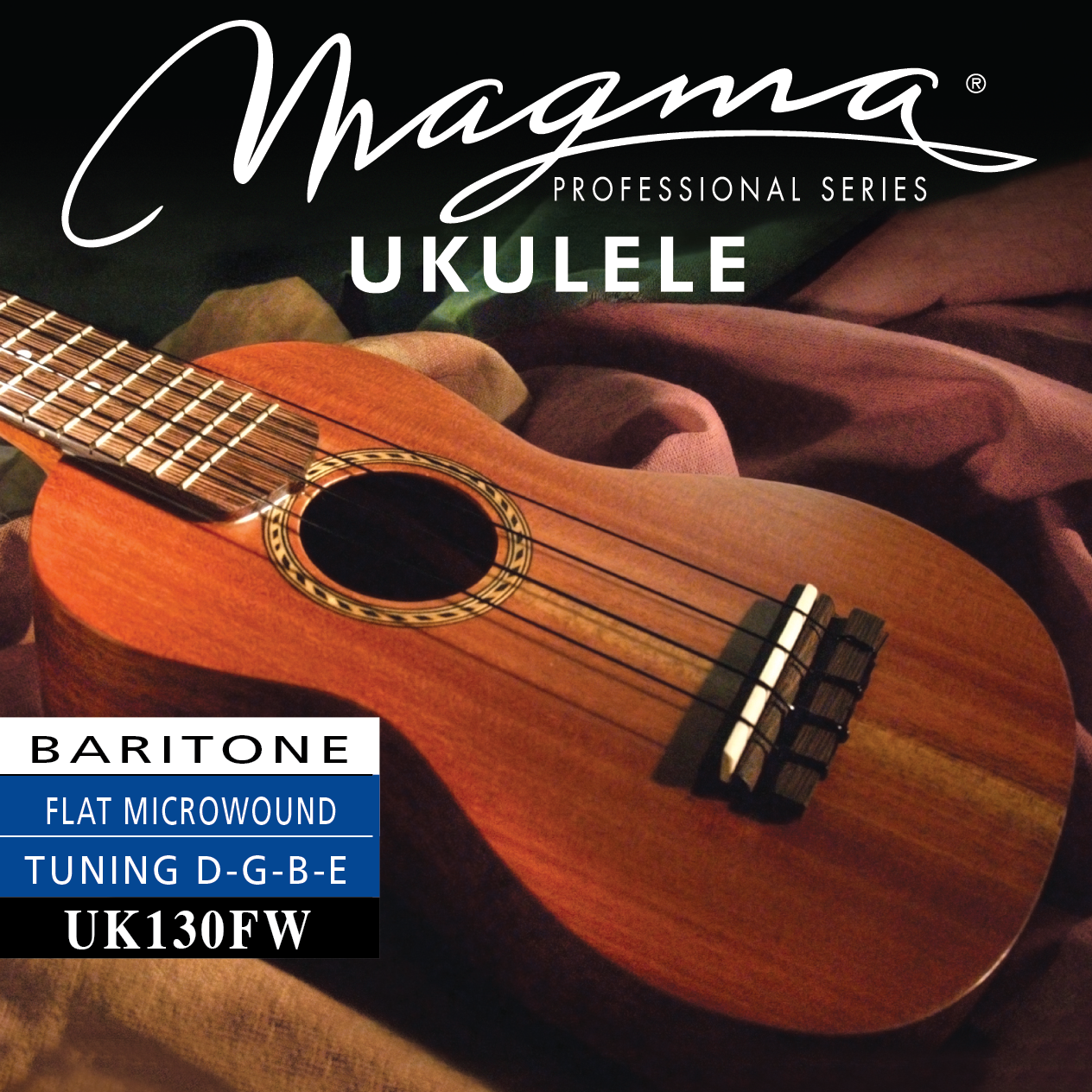 Magma Strings UK130FW Струны для укулеле баритон гавайский строй 1-E / 2-B / 3-G / 4-D Серия: Mic