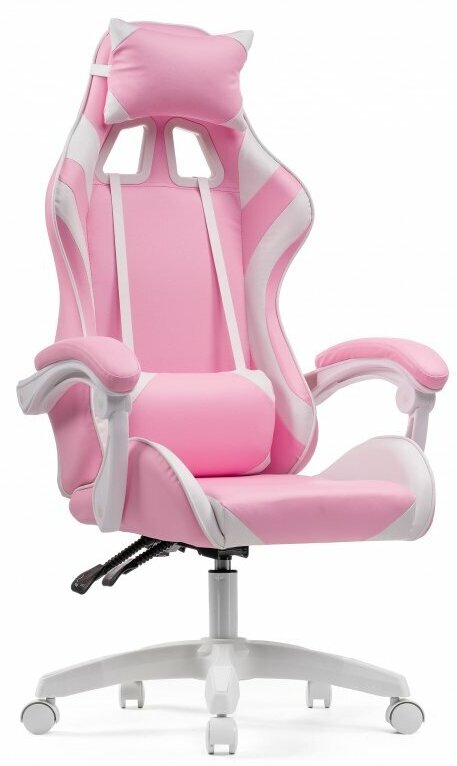 Кресло геймерское WOODVILLE Rodas pink / white
