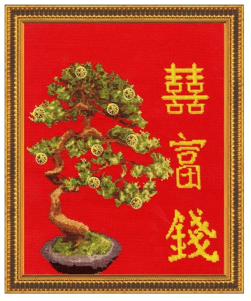 Набор для вышивания «Золотое Руно» МГ-009 Денежное дерево