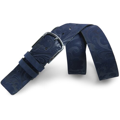 фото Ремень olio rosti, размер 120, синий