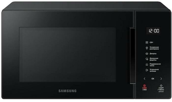 Samsung Микроволновая печь Samsung MS23T5018AK/BW, 800 Вт, 23 л, черная