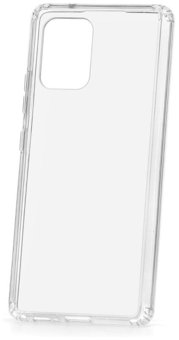 Чехол на Samsung S10 Lite Kruche Acryl Crystal прозрачный, защитный силиконовый бампер, противоударный пластиковый кейс, накладка с защитой камеры