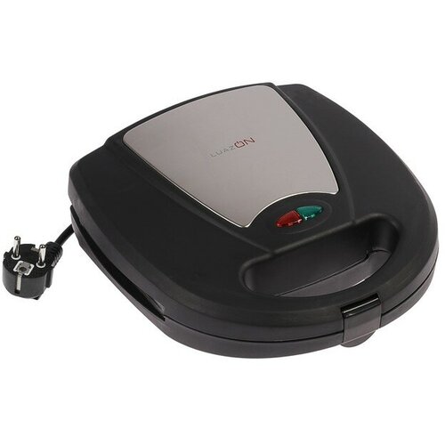 Мультипекарь LuazON LT-06 750 Вт венские вафлигриль антипригарное покрытие чёрный 541000₽