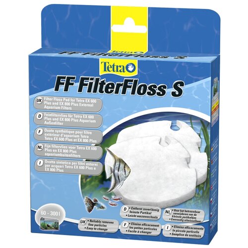 Наполнитель Tetra картридж FF FilterFloss S (комплект: 2 шт.) 100 г 2 белый