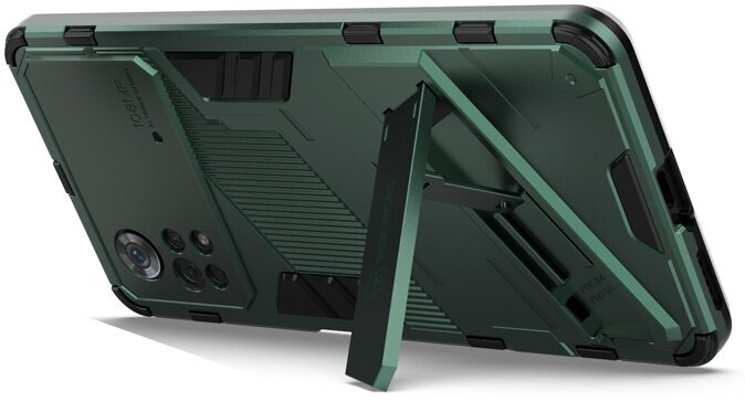 Чехол Warrior Case для Poco X4 Pro 5G зеленый