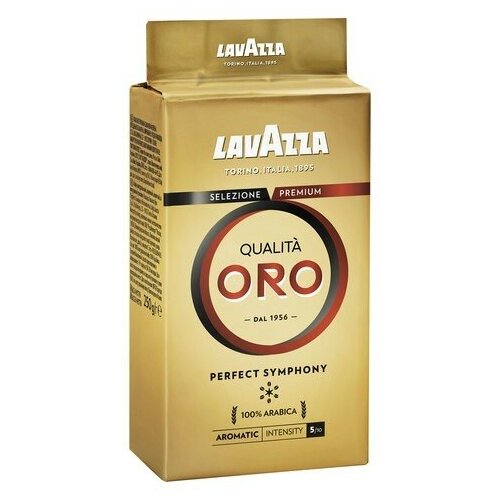 Кофе молотый LAVAZZA "Qualita Oro" 250 г, арабика 100%, италия, 1991