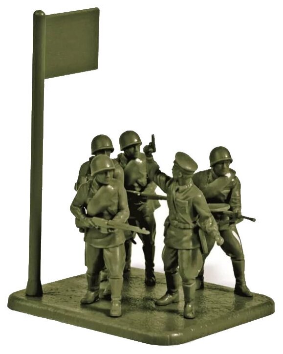 ZVEZDA Сборные солдатики Советская кадровая пехота 1941-1942 г. - фото №1