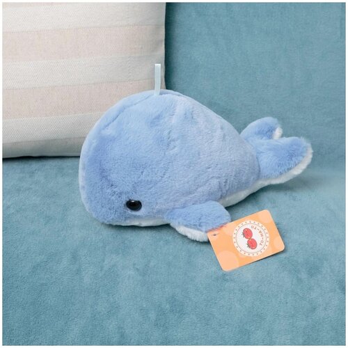 Большая мягкая игрушка подушка кит - антистресс 30 см
