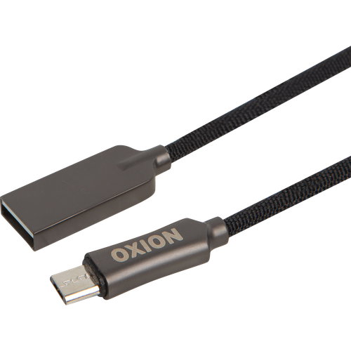 Дата-кабель microUSB Oxion SC034M цвет чёрный дата кабель krutoff microusb 20см white